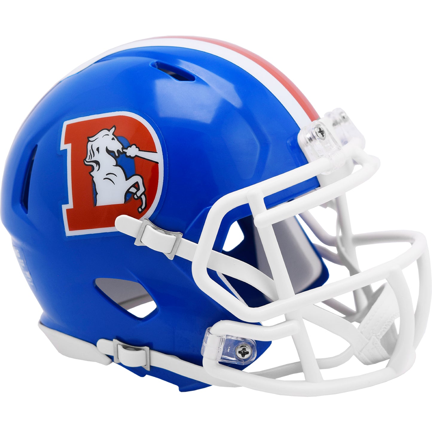 Denver Broncos 1975-1996 Throwback Riddell Speed Mini Football Helmet