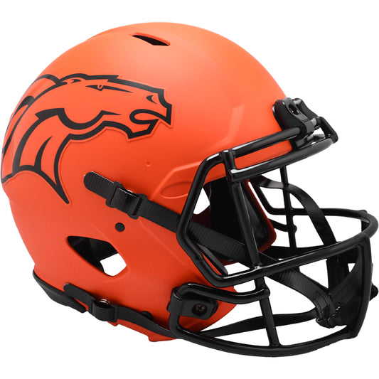 Denver Broncos RAVE Full Size Authentic Football Helmet