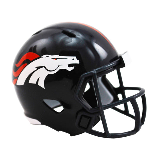 Denver Broncos Riddell Speed Pocket Pro Football Helmet