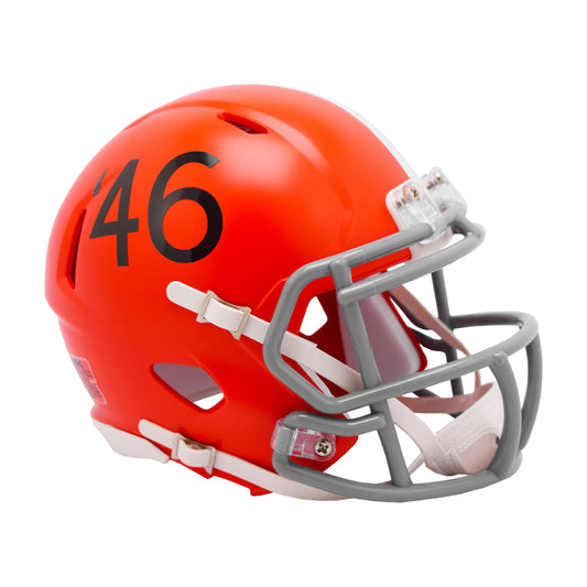 Cleveland Browns 1946 Throwback Riddell Speed Mini Football Helmet
