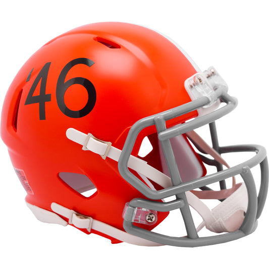 Cleveland Browns 1946 Throwback Riddell Speed Mini Football Helmet