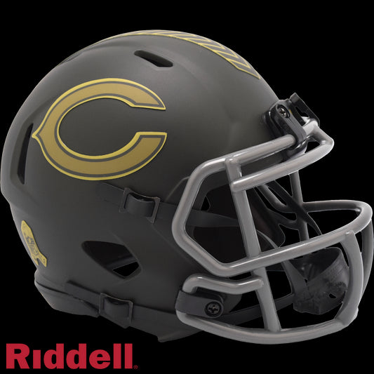 Chicago Bears NFL Riddell Salute To Service 2025 Mini Helmet