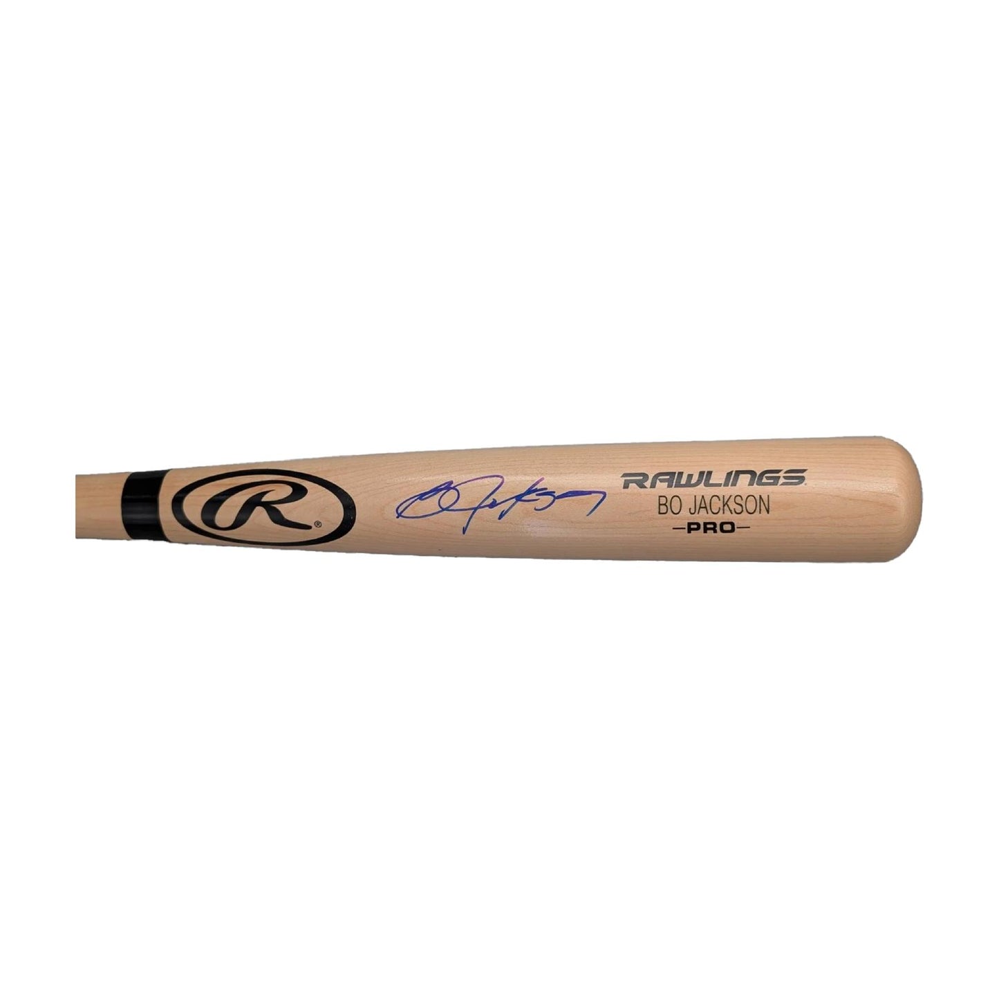 Bo Jackson Signed Authentic Rawlings Natural Baseball Bat MLB Royals