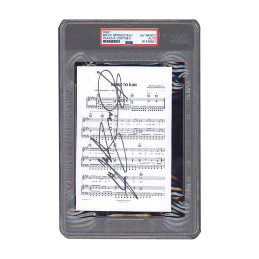 Bruce Springsteen Signed Born To Run PSA/DNA Certified Authentic Auto