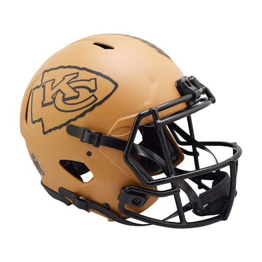 Kansas City Chiefs 2023 Salute to Service Riddell Speed Authentic Football Helmet