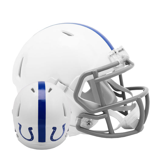 Indianapolis Colts 1956 Throwback Riddell Speed Mini Football Helmet