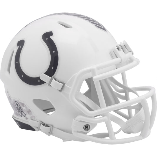 Indianapolis Colts 2024 Salute to Service Riddell Speed Mini Football Helmet