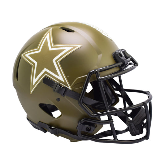 Dallas Cowboys 2022 Salute to Service Riddell Speed Authentic Football Helmet