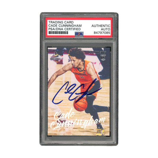 Cade Cunningham Signed Authentic Luminance RC PSA 