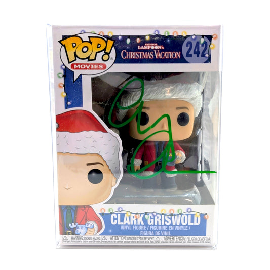 Chevy Chase Signed "Christmas Vacation" #242 Clark Griswold Funko Pop - Beckett