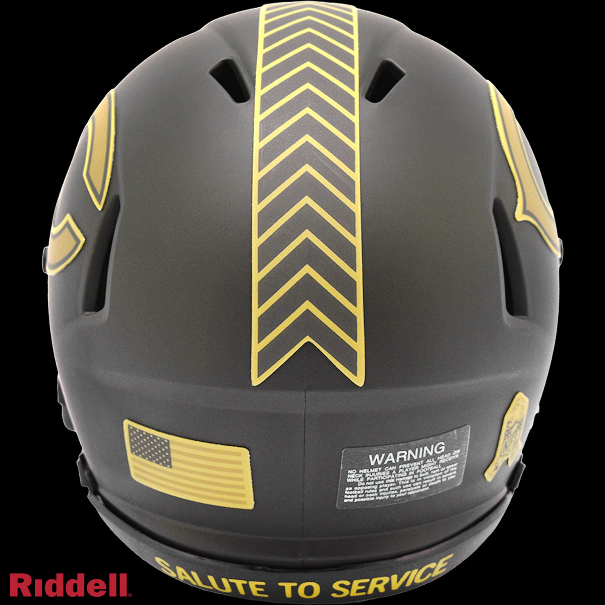 Chicago Bears NFL Riddell Salute To Service 2025 Mini Helmet