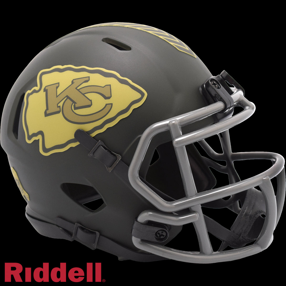 Kansas City Chiefs NFL Riddell Salute To Service 2025 Mini Helmet