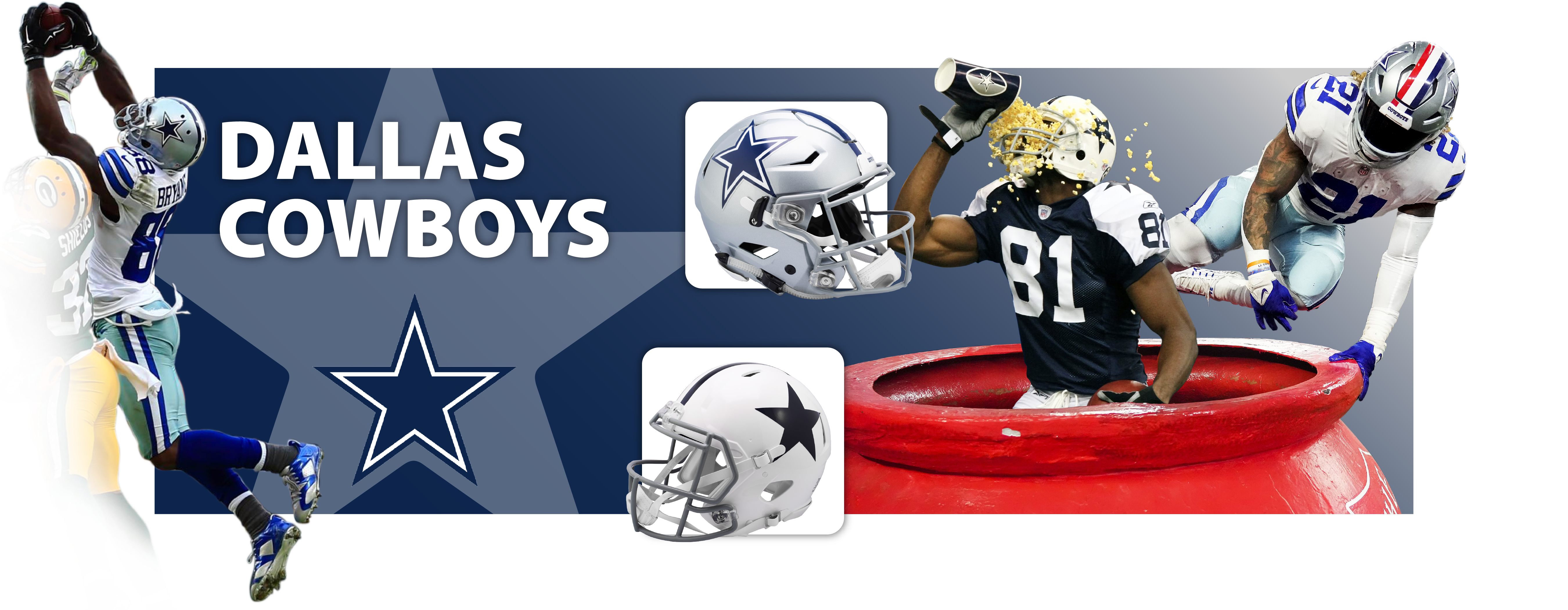 Dallas Cowboys 1960-1963 Throwback Riddell Speed Mini Football Helmet –  Creative Sports