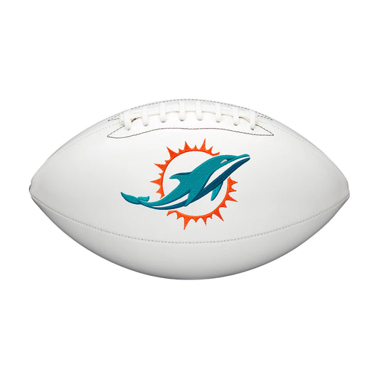 Miami Dolphins Embroidered Logo Signature Series Full Size Football