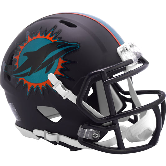 Miami Dolphins RIVALRY Riddell Speed Mini Football Helmet