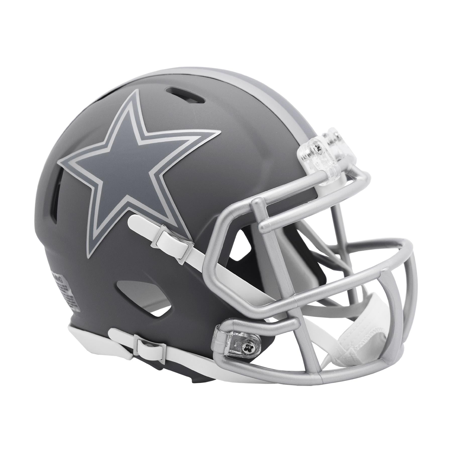 Dallas Cowboys SLATE Mini Football Helmet Riddell NFL