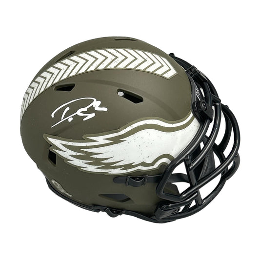 Darius Slay Signed Authentic Salute To Service Mini Helmet Eagles