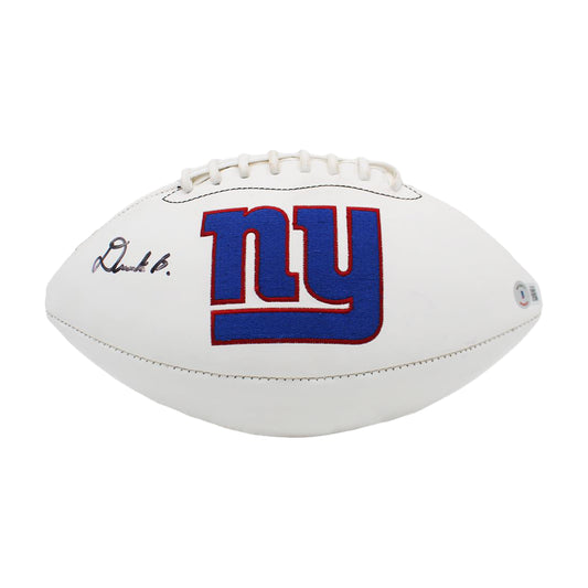 Deonte Banks Signed Authentic Wilson Embroidered NY Giants Football NFL 