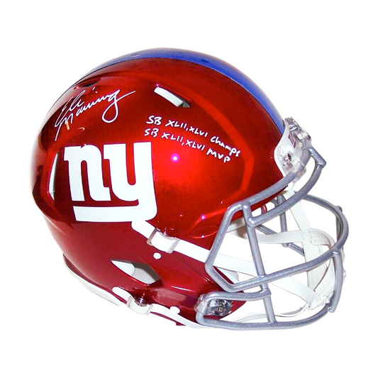 Ny New York Giants Football Riddell Mini Helmet Unsigned Great For  Autographs