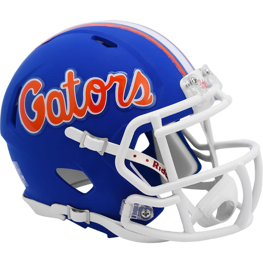 Florida Gators Riddell Speed Mini Matte Blue Football Helmet