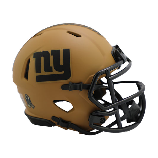 New York Giants 2023 Salute to Service Riddell Speed Mini Football Helmet
