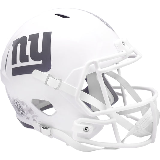 New York Giants 2024 Salute to Service Riddell Speed Replica Football Helmet