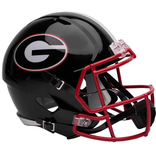Georgia Bulldogs "Black" Speed Full-Size Replica Football Helmet