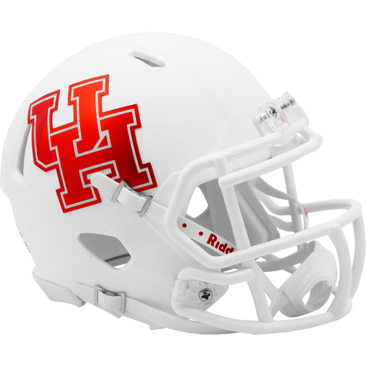 Houston Cougars Riddell Speed Mini Matte White Football Helmet