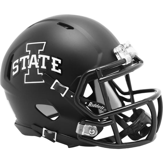 Iowa State Cyclones Riddell Speed Mini Satin Black Football Helmet