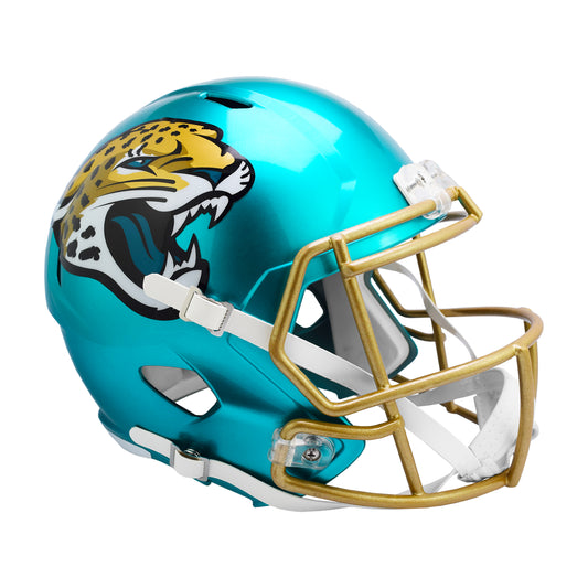 Jacksonville Jaguars Riddell Flash Speed Full Size Replica Football Helmet