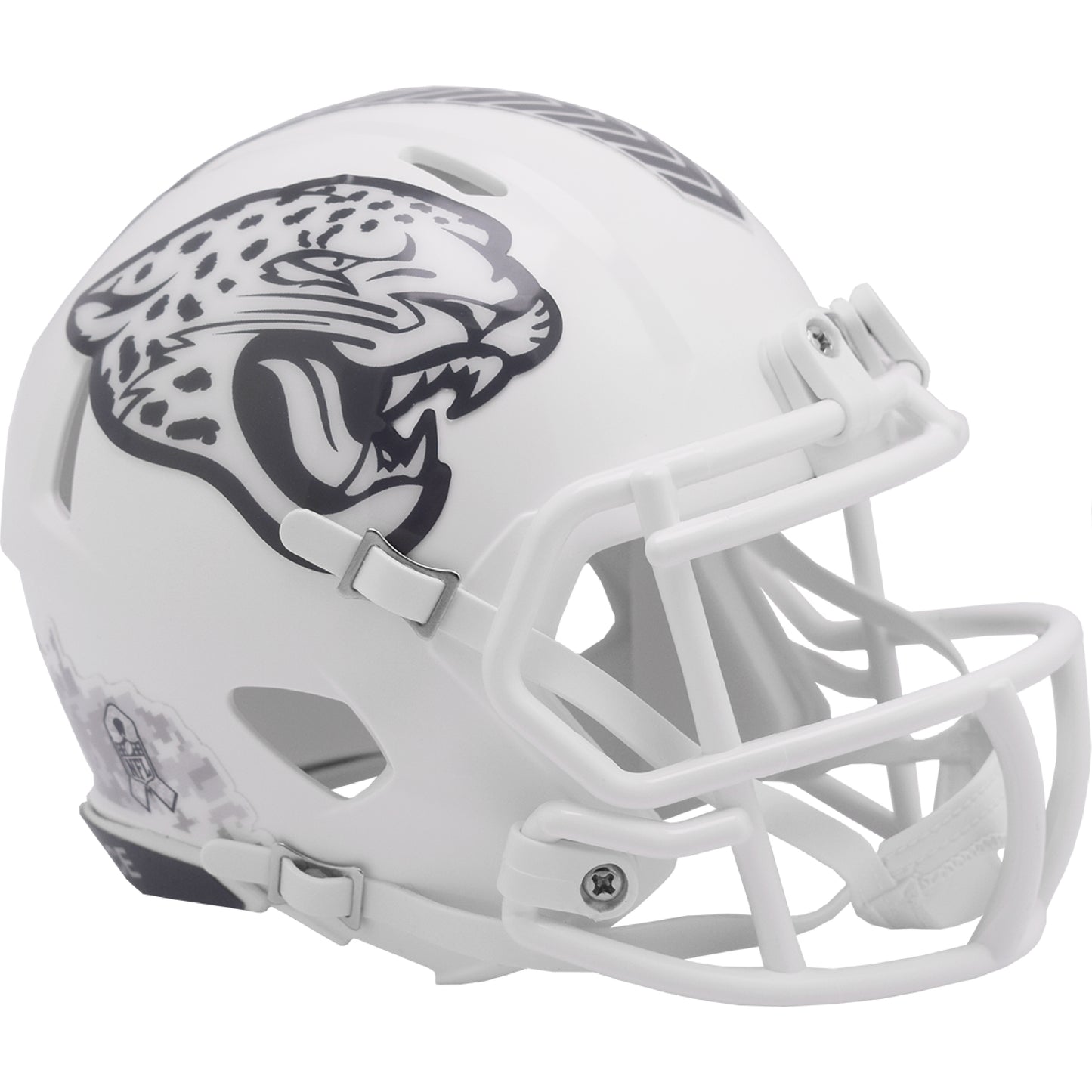 Jacksonville Jaguars 2024 Salute to Service Riddell Speed Mini Football Helmet
