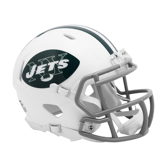New York Jets 1965-1977 Throwback Riddell Speed Mini Football Helmet