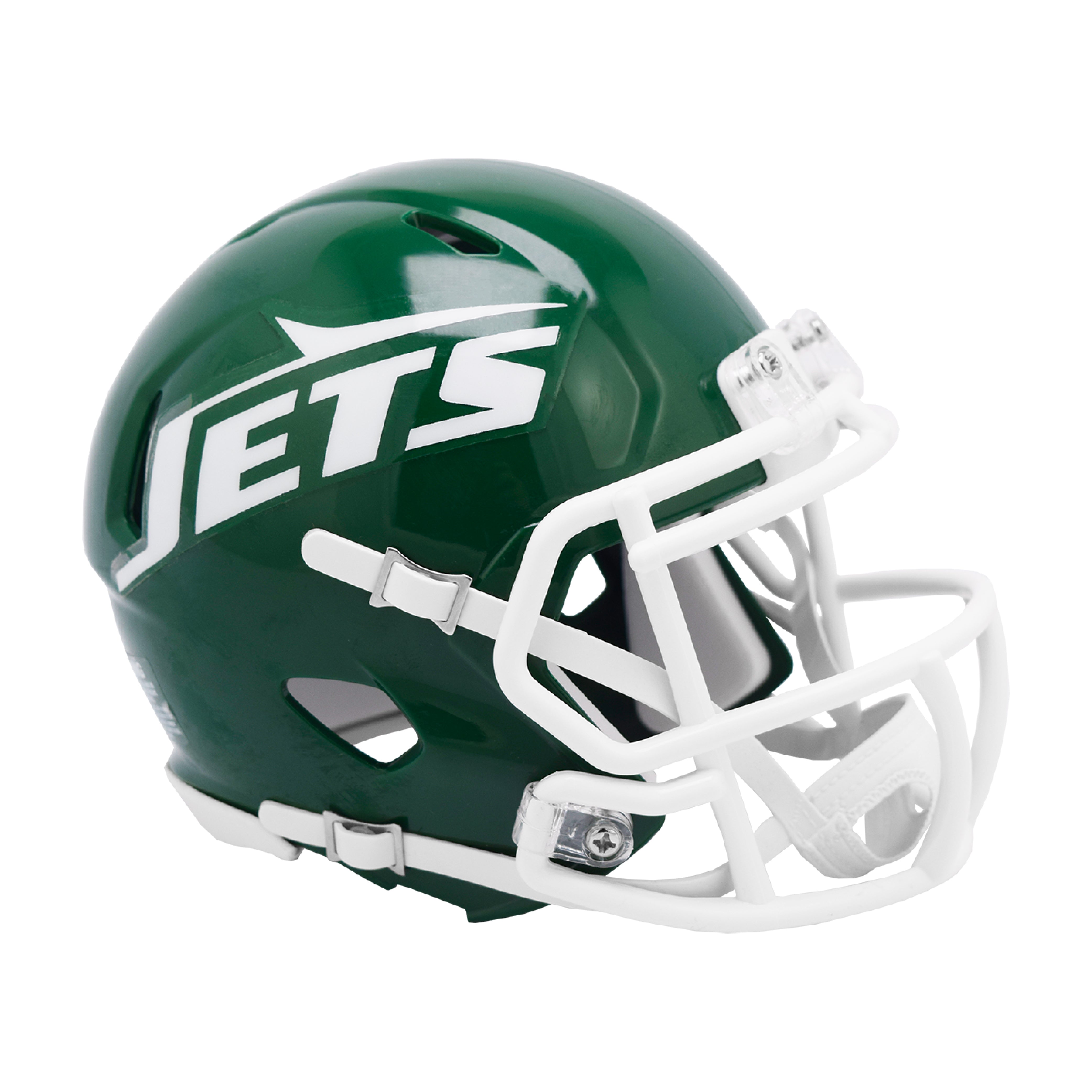 New York Jets 1978-1989 Throwback Riddell Speed Mini Football Helmet ...