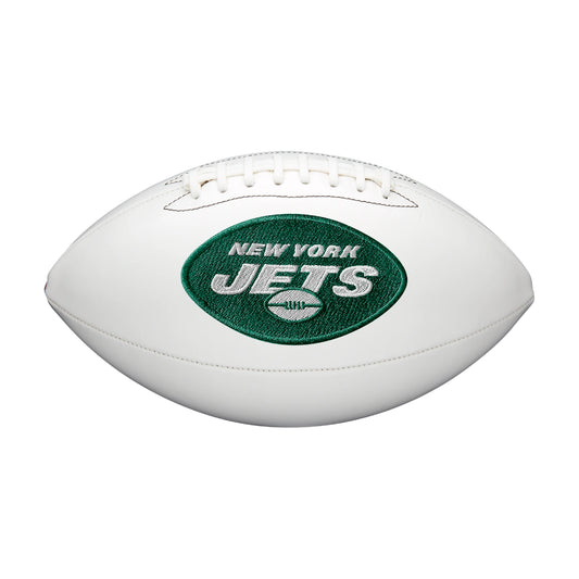 New York Jets Wilson Embroidered Logo Autograph Edition Football