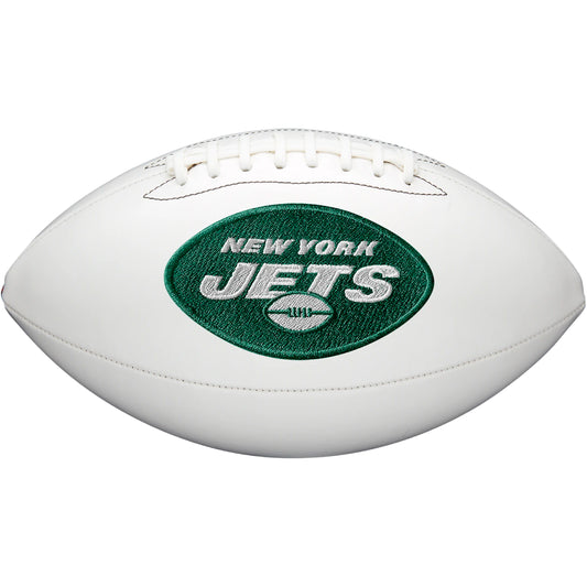New York Jets Embroidered Logo Autograph Edition Football
