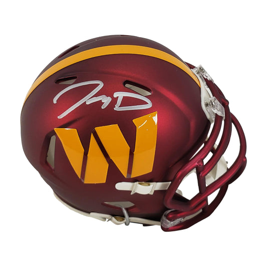 Jayden Daniels Autographed Washington Commanders Speed Mini Helmet (FAN)