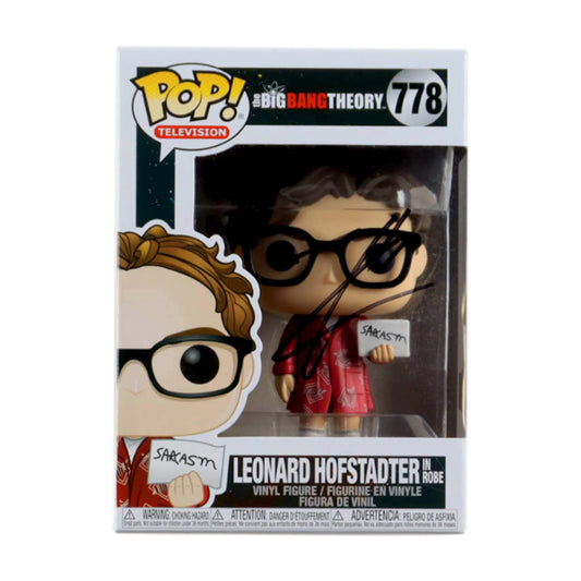 Johnny Galecki Signed "The Big Bang Theory" #778 Leonard Hofstadter In Robe Funko Pop! - Beckett