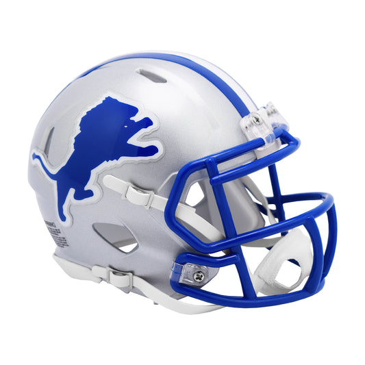 Detroit Lions 1983-2002 Throwback Riddell Speed Mini Football Helmet