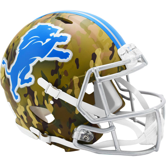 Detroit Lions CAMO Full Size Authentic Football Helmet