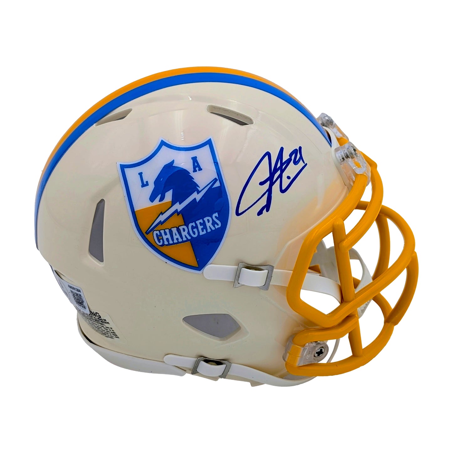 LaDainian Tomlinson Signed Chargers Retro Series Mini Helmet - Beckett