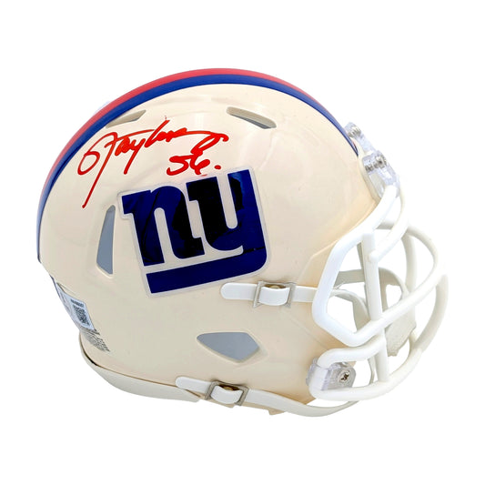 Lawrence Taylor Signed Giants Retro Series Mini Helmet - Beckett