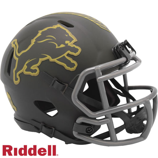 Detroit Lions NFL Riddell Salute To Service 2025 Mini Helmet
