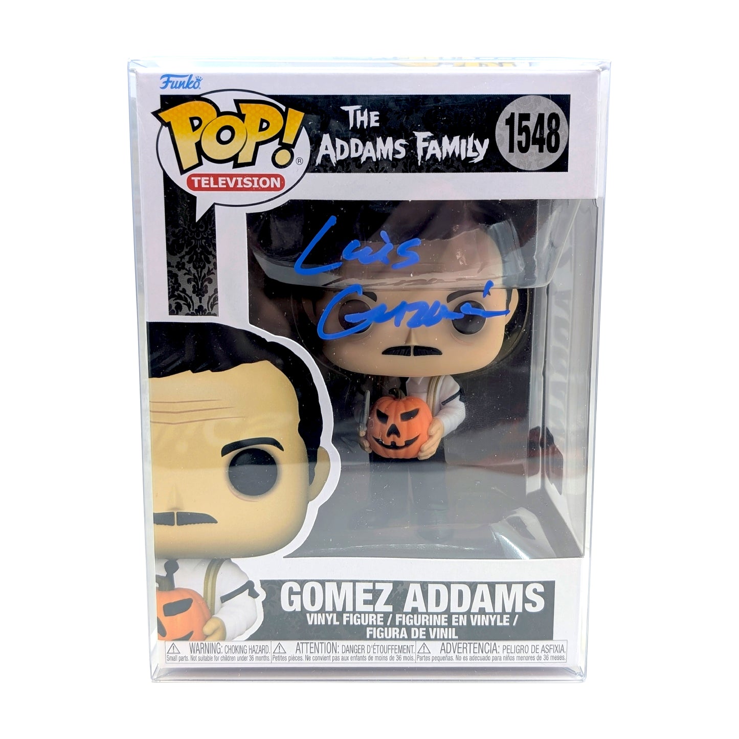 Luis Guzman Signed "Addams Family" #1548 Gomez Addams Funko Pop - OCCM