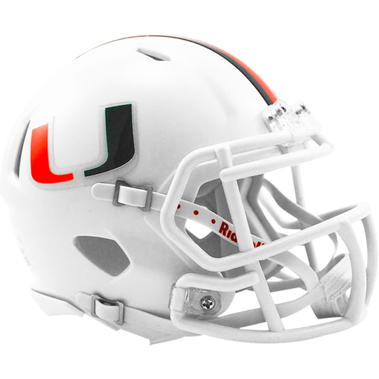 Miami Hurricanes Riddell Speed Mini Football Helmet