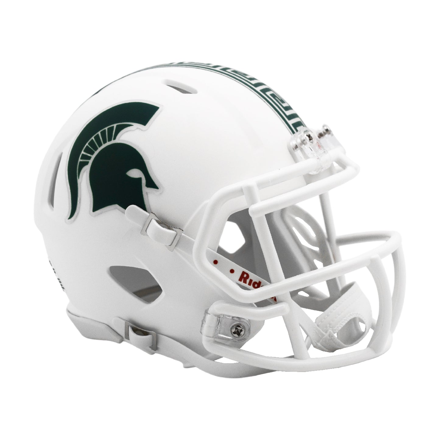 Michigan State Spartans Riddell Speed Mini White Matte Football Helmet
