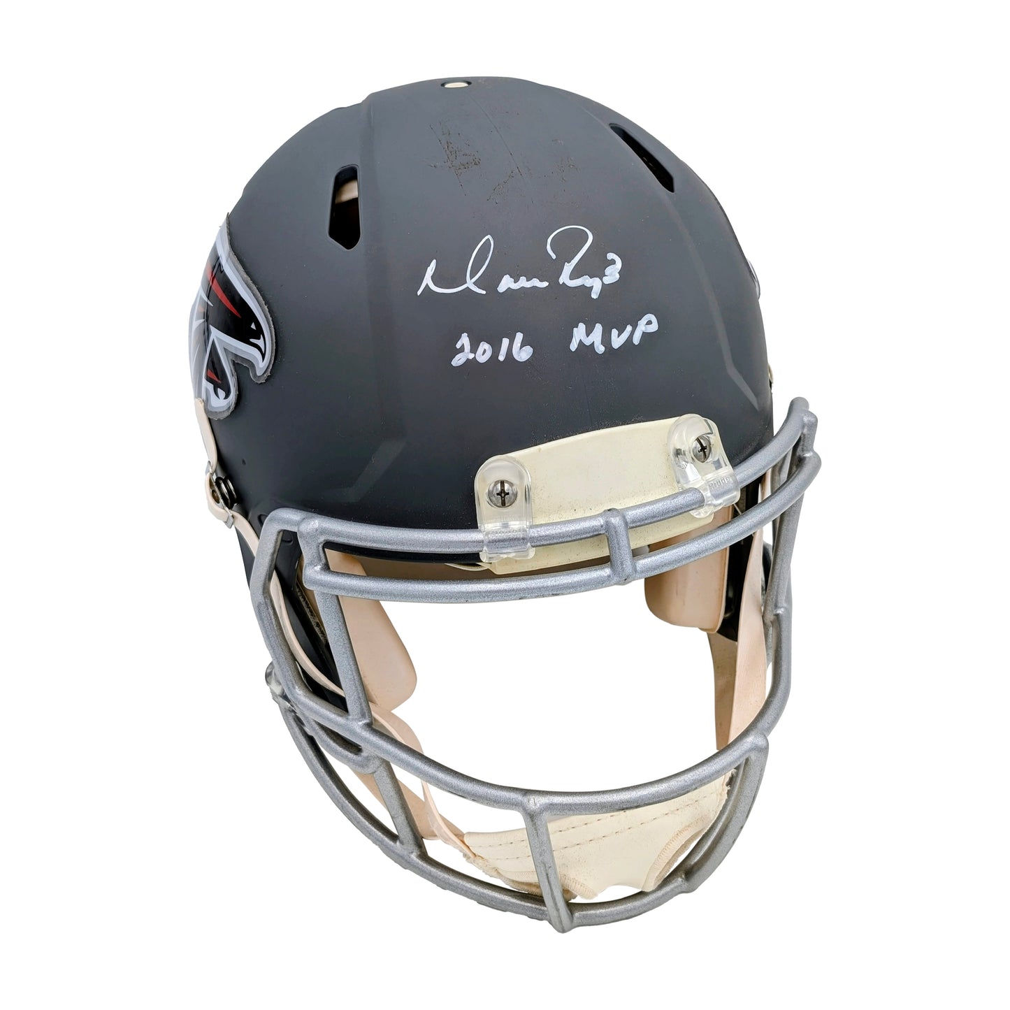 Matt Ryan Signed 2016 MVP Falcons Custom F/S Authentic Helmet - Beckett