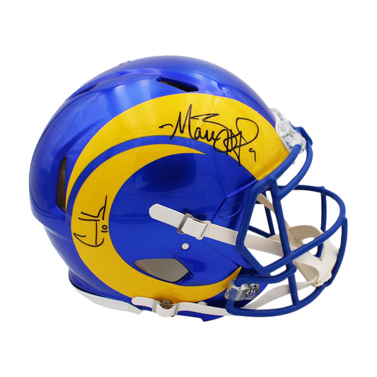Stafford Kupp Signed Authentic Super Bowl Champs Helmet NFL