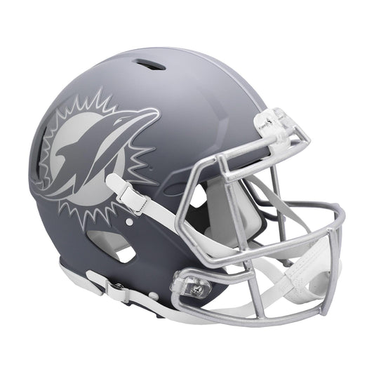 Miami Dolphins SLATE Full Size Authentic Football Helmet NFL