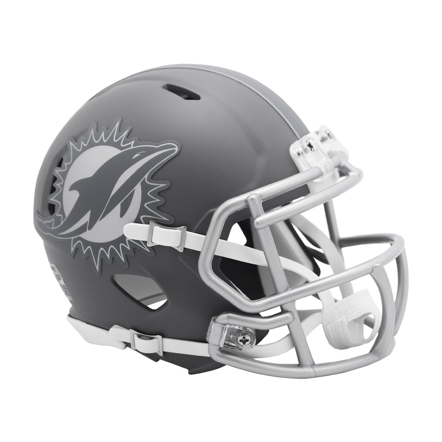 Miami Dolphins SLATE Mini Football Helmet NFL