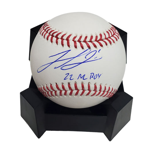 Michael Harris Signed Authentic MLB Baseball Atlanta Brave 2022 NL ROY